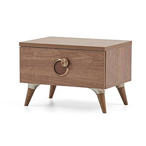 Table De Chevet Clara - Noyer Déstockage