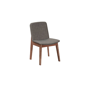 Chaise Arry 45X51X75Cm - Gris Foncé / Chêne