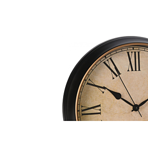 Horloge Murale Vintage 38Cm - Noir