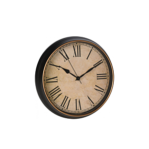 Horloge Murale Vintage 38Cm - Noir Décoration murale-ramadan