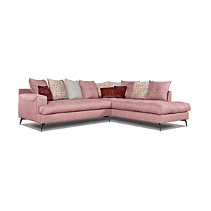 Canapé D'Angle Gemini Méridienne Droite - Corail Essentiel HIVER