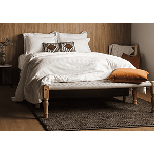 Pack Couette + Drap + 2 Taies D'Oreiller Satiné - Blanc