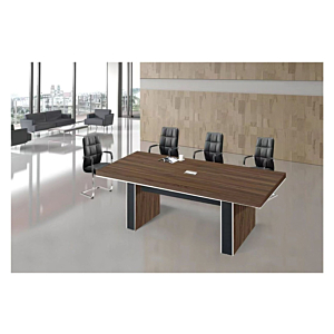 Table De Conférence Excellence 240X120X78Cm - Marron