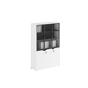 Elément De Rangement Haut Shiraz Avec 3 Portes - Blanc