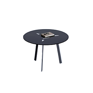 Table Ronde Shiraz - Noir Bons plans Bureaux
