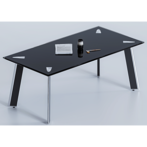 Table De Café Shiraz 120X60X45Cm - Noir