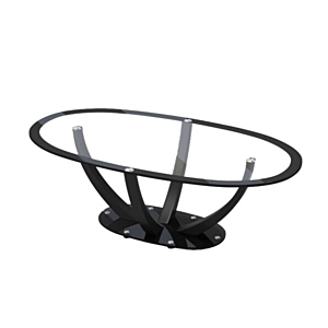 Table De Réunion Shiraz - Noir Mobilier Pro