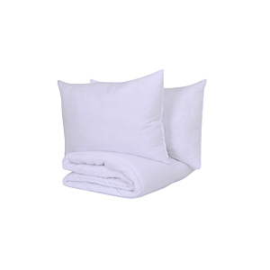 Couette Conedmar Avec 2 Oreillers - Blanc Textile blanc