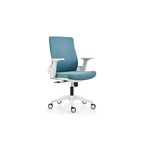 Fauteuil Sénateur Bari Avec Accoudoirs Blancs