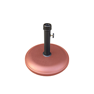 Base Parasol 12 Kg Ronde - Rouge