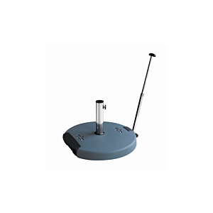 Base Parasol 60 Kg Ronde - Gris Meuble extérieur