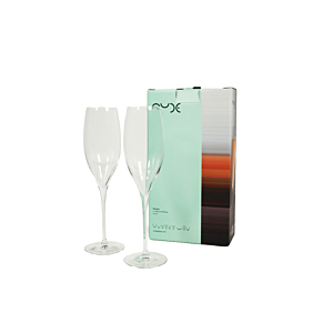 Set De 2 Verres Flûte Nude - Transparent