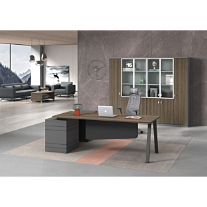 Élément De Rangement Respect 120X40X200Cm - Noyer / Gris