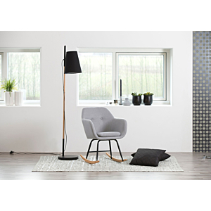 Fauteuil À Bascule Emilia - Gris Clair