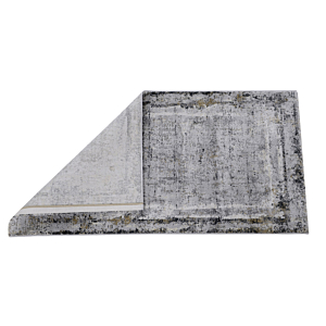 Tapis Royal 80X150 Cm Aux Motifs Abstraits - Gris 