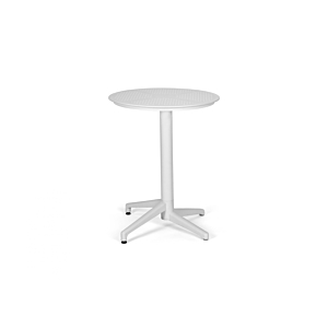 Table Moon Ronde Pliable - Blanc Meuble extérieur