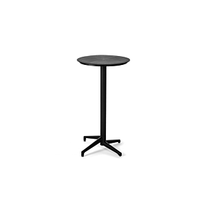 Table Haute Moon Ronde - Noir Soldes été vague 2