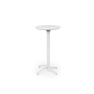 Table Haute Moon Ronde Pliable - Blanc Soldes été vague 2
