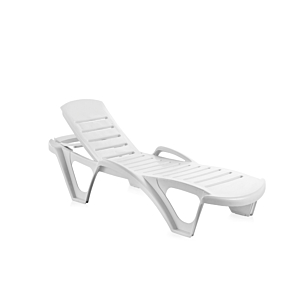 Bain De Soleil Multipostions Monoblock - Blanc 