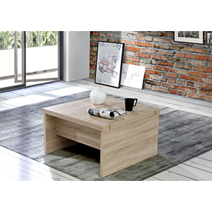 Table Basse Extensible Belemir - Chêne Clair