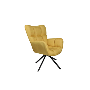 Fauteuil Pivotant Washington - Jaune