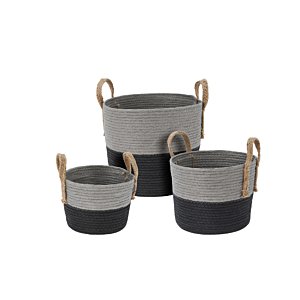 Panier - Gris / Noir Accessoires salle de bain