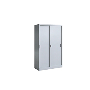 Armoire Steel 85X40X150Cm - Gris/Blanc 