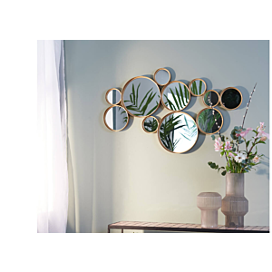 Miroir Décoratif 110X70X2Cm - Bronze