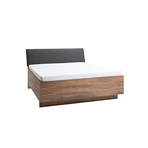 Lit Infinito Sans Sommier 160X200Cm - Marron / Gris