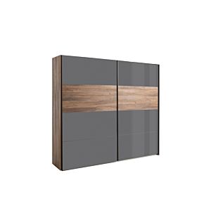 Armoire Infinito - Marron / Gris Chambre double