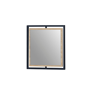 Miroir Boss - Gris Foncé / Beige