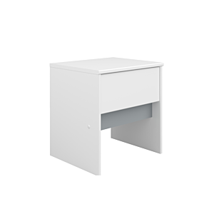 Table De Chevet Pirouette - Blanc / Gris / Rose DÉSTOCKAGE