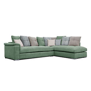Canapé D'Angle Droit New Evans - Vert