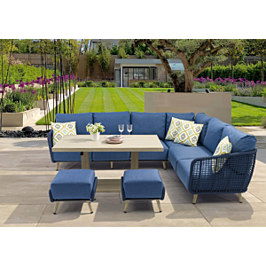 Pouf De Jardin Apple - Bleu