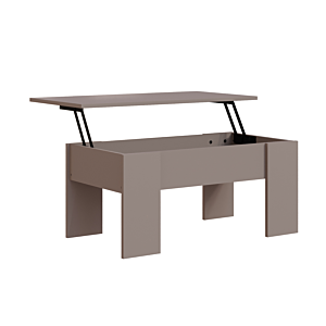 Table Basse Junio Avec Plateau Relevable - Taupe