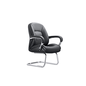 Fauteuil Visiteur Overflowing - Noir SOLDES BUREAUTIQUE PRO