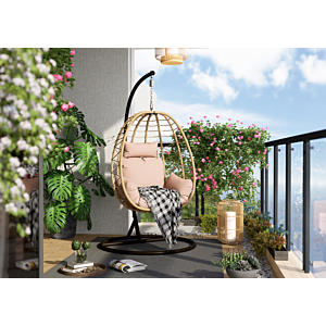 Chaise Pendante Alicia - Beige