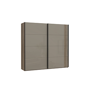 Armoire Savona - Gris / Beige