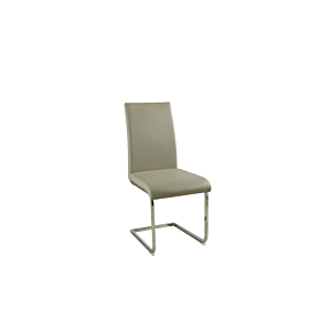 Chaise Nara Pietements Chromés - Taupe