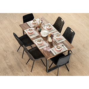 Table À Manger Hardy - Marron