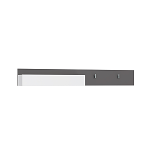Étagère Murale Quayle - Gris Blanc Déstockage