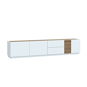 Meuble Tv Lewisville - Oak / Crème