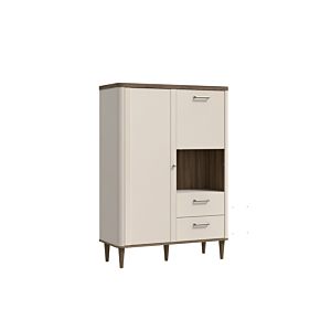 Vitrine Lacetti 103Cm - Beige / Crème Offres Ramadanesques