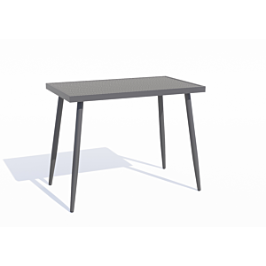 Table Haute Rectangulaire Cargo - Gris Foncé