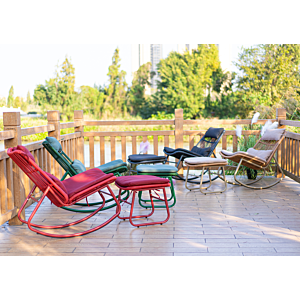 Chaise Relax + Repose Pieds Alicia 
