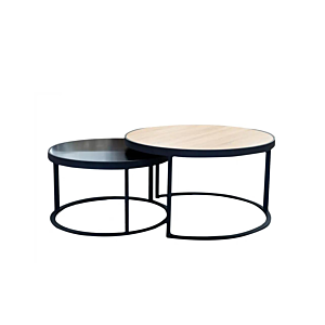 Table Basse Gigogne Broklyn - Chêne Table basse