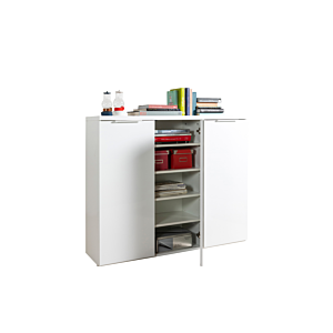 Meuble Multifonction Mundi 3 Portes - Blanc