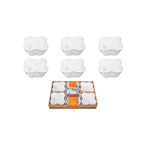 Set Apéritif En 6 Pièces 10Cm - Blanc