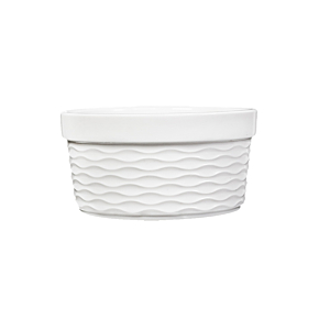 Set Apéritif En Porcelaine 3 Pièces - Blanc Déstockage