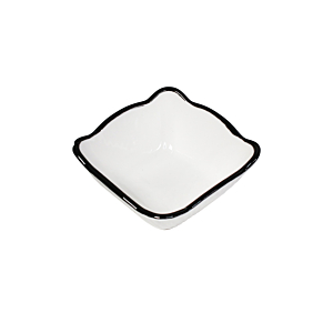 Set Apéritif 3 Pièces 10Cm - Blanc / Noir Art de la table